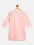 Sishu Girl's' Pink Viscose Kurta And Straight Pant Set